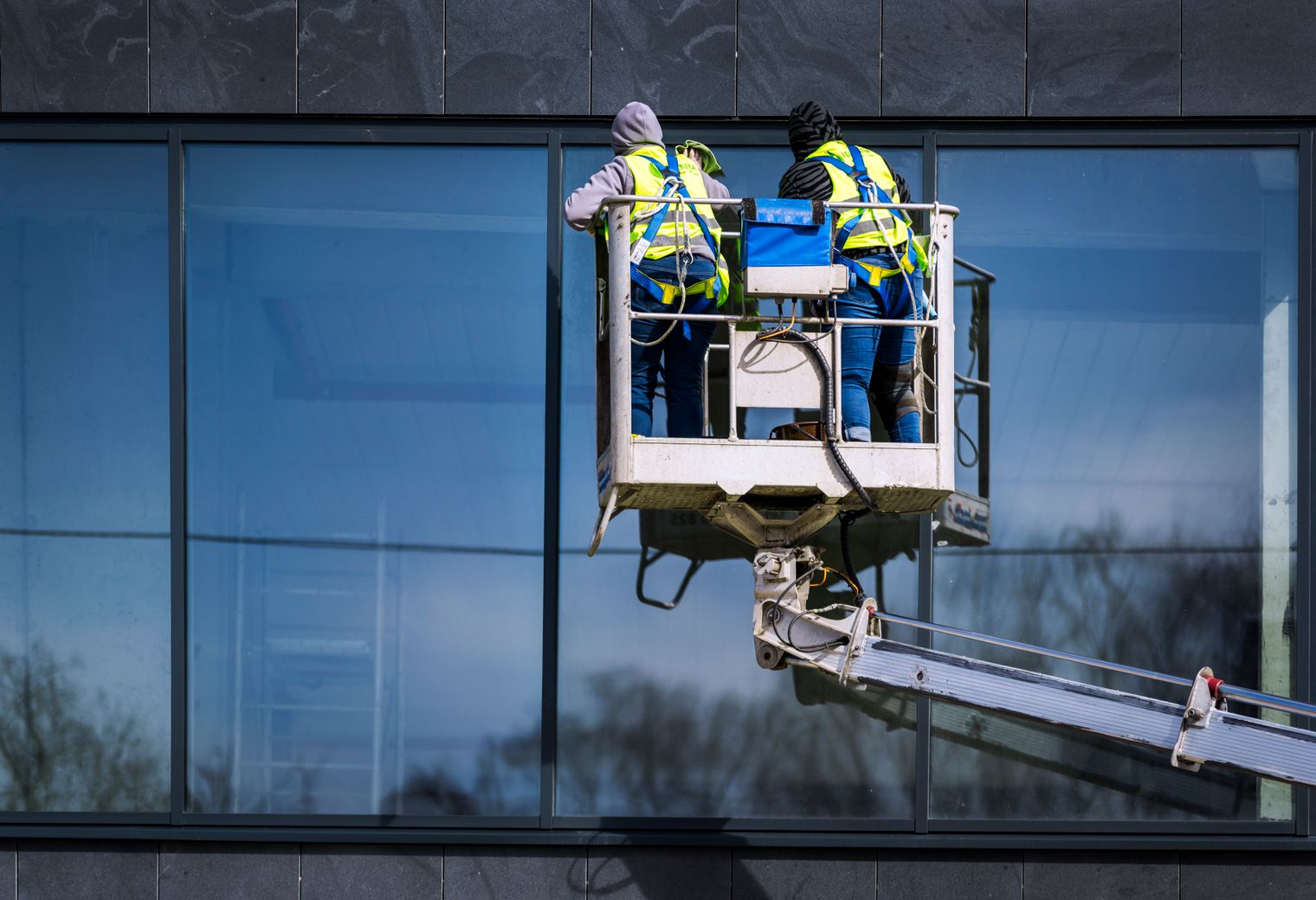 Commercial Decorating in Motspur Park — surfaces prepped and cut in by hand