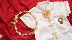 White Clothes on Red Bed Linen