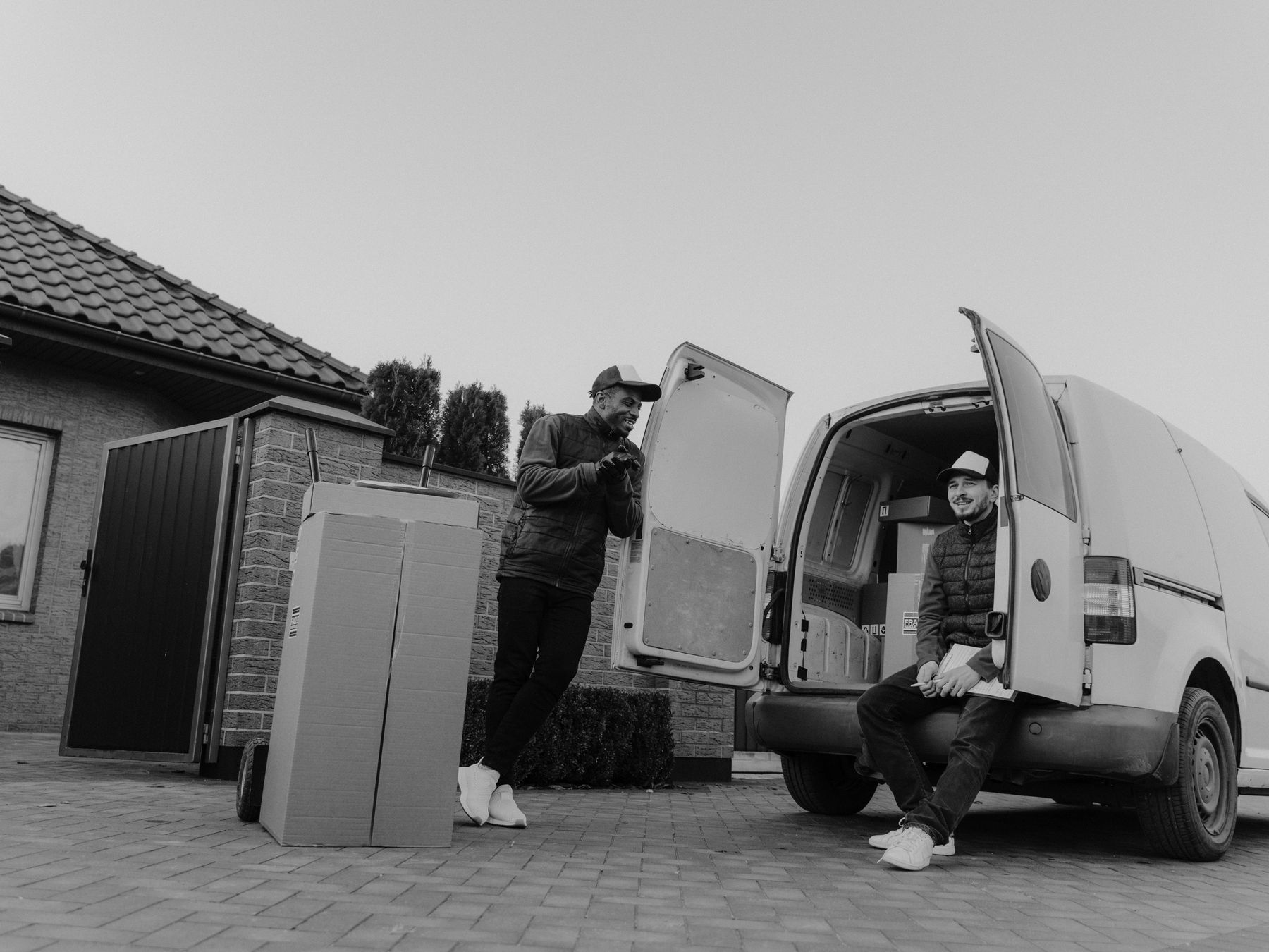 Overtown — house clearance team loading furniture into a van