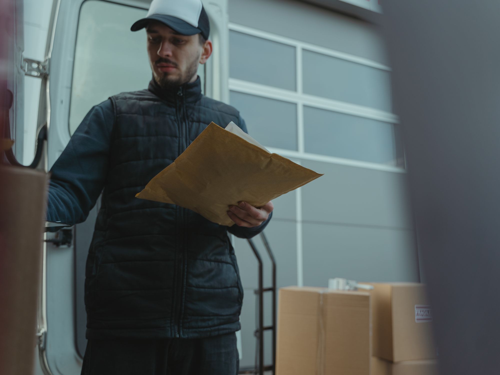 Man and Van in Machen, Wales — man and van team loading a removal van
