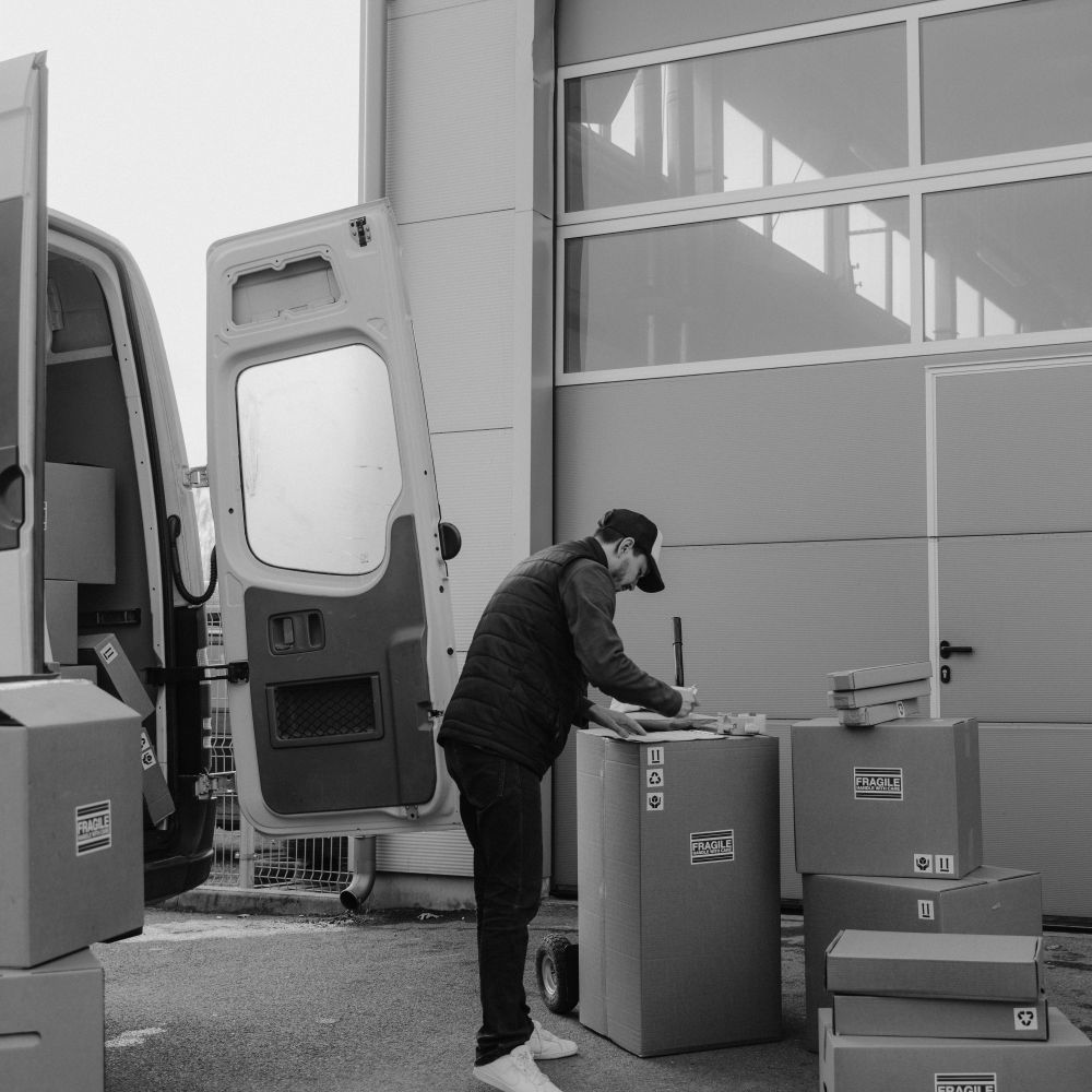 Welshpool — professional packers wrapping and boxing belongings