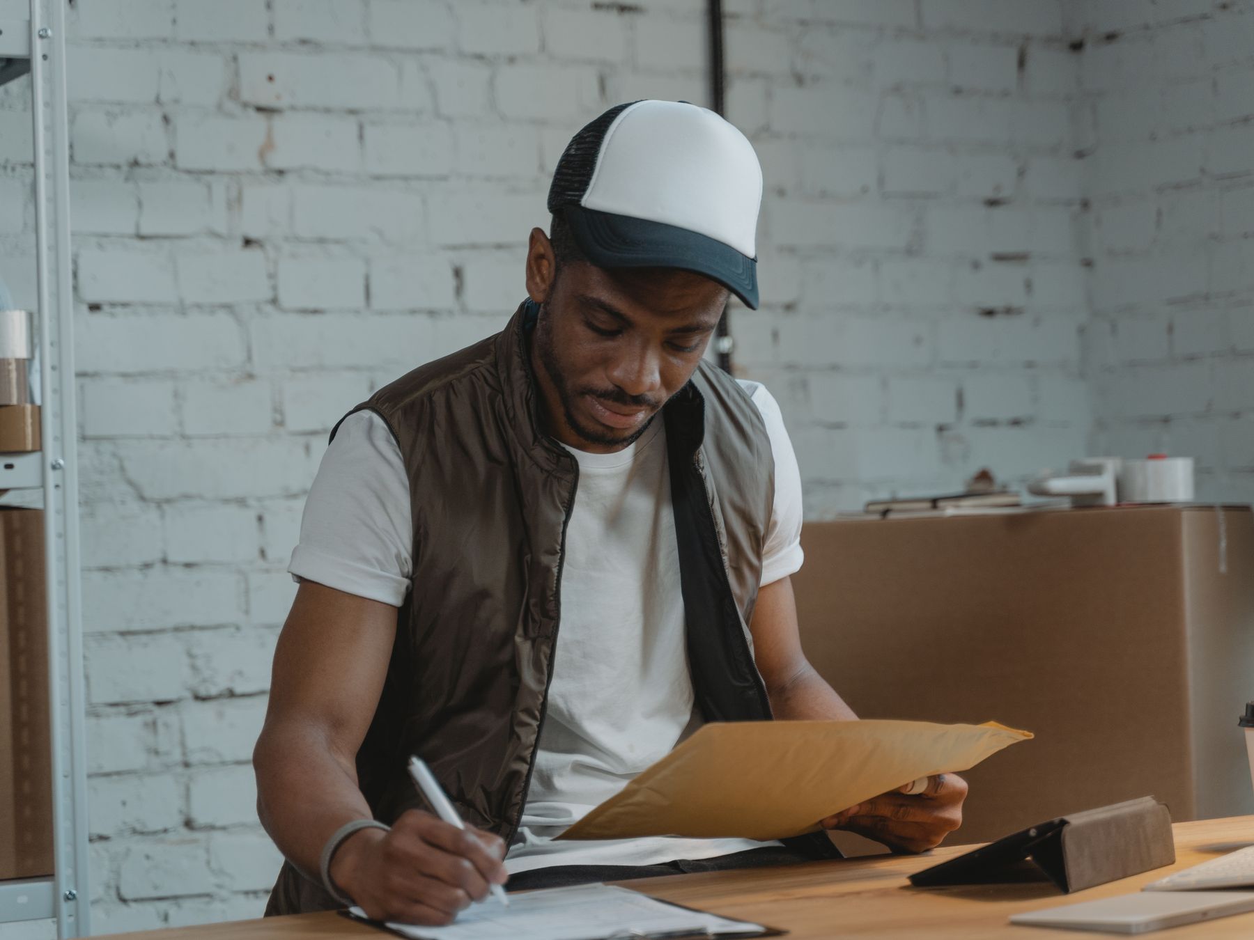 Charfield — movers delivering furniture from a van