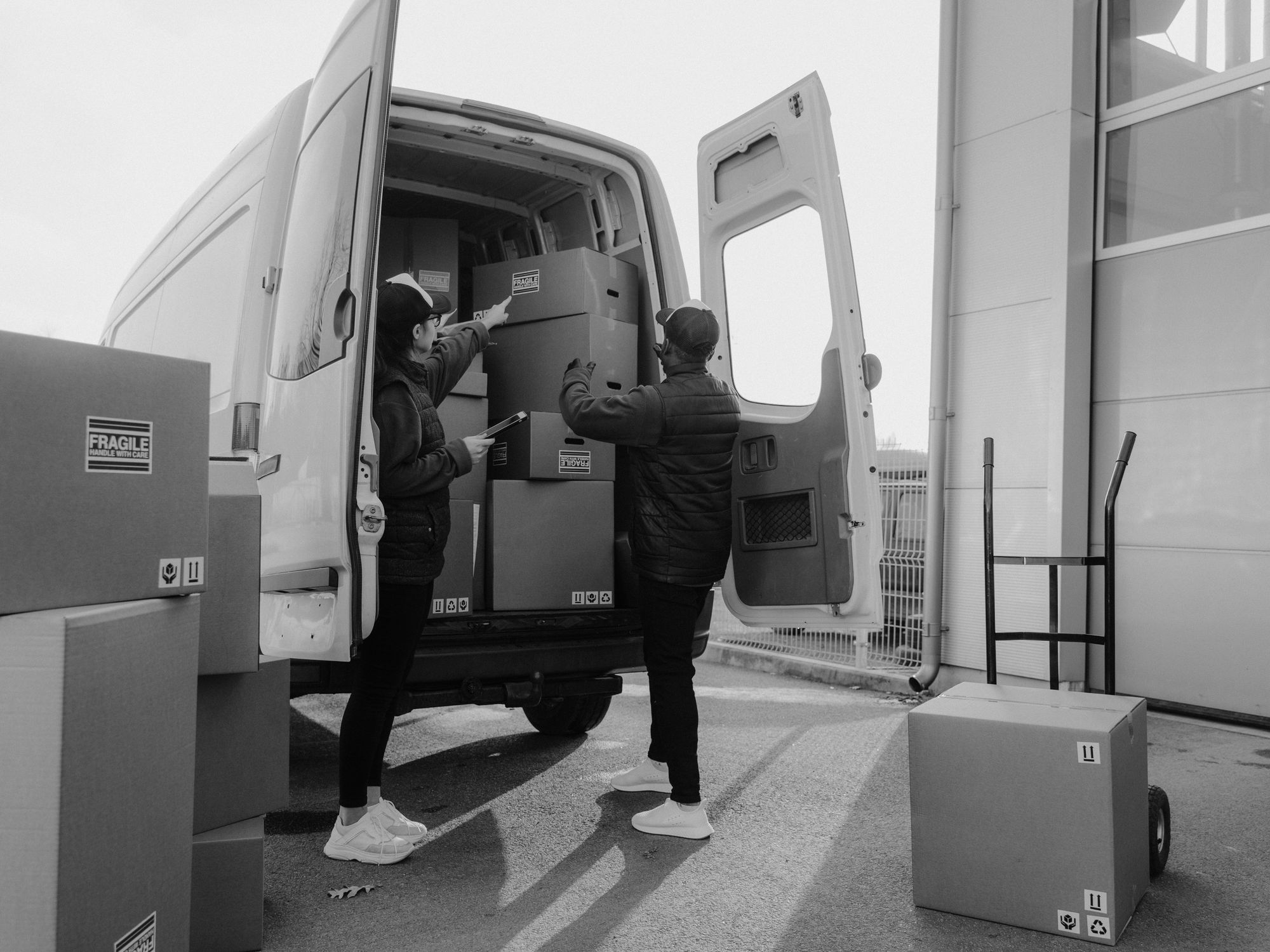 Man and Van in Frieth, South East — man and van team loading a removal van