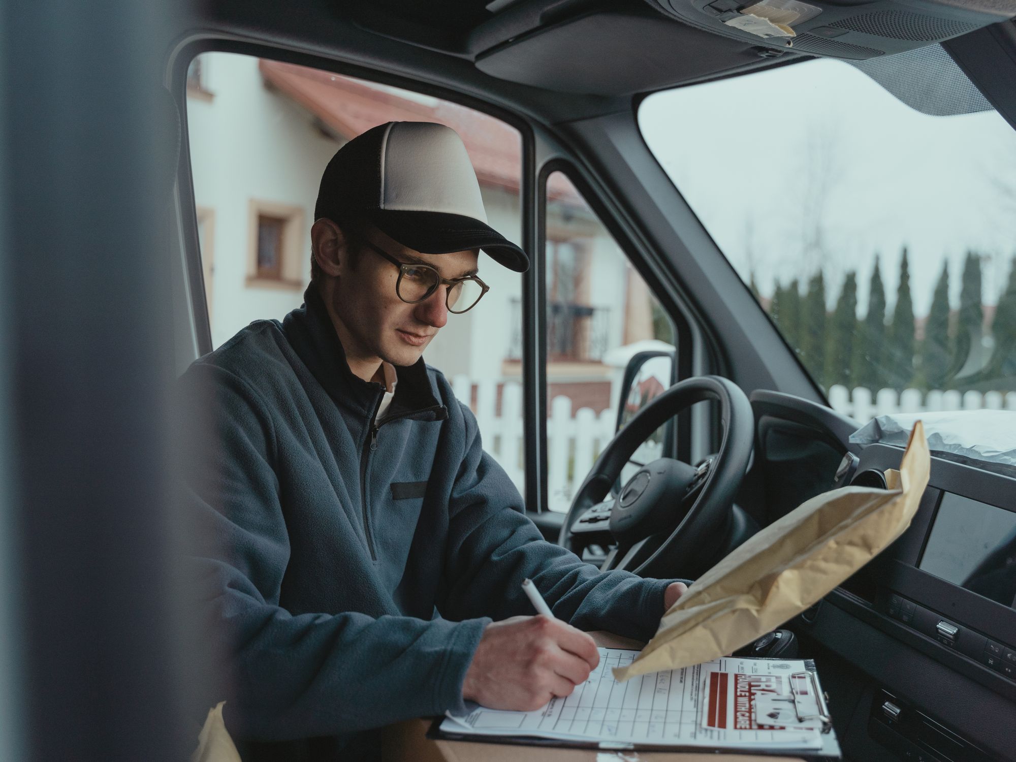 Man and Van in Mold, Wales — man and van team loading a removal van