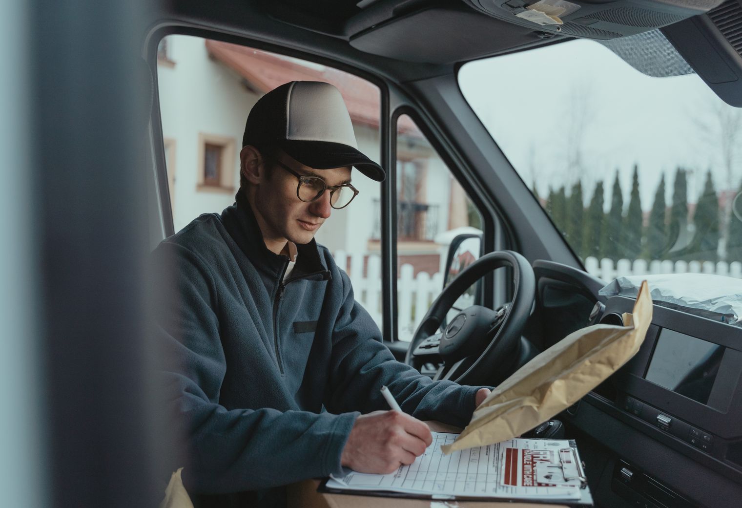 Normanton — movers delivering furniture from a van