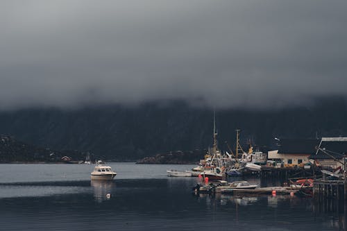 Kostnadsfria Kostnadsfri bild av båt, dimmig, fiskebåt Stock foto