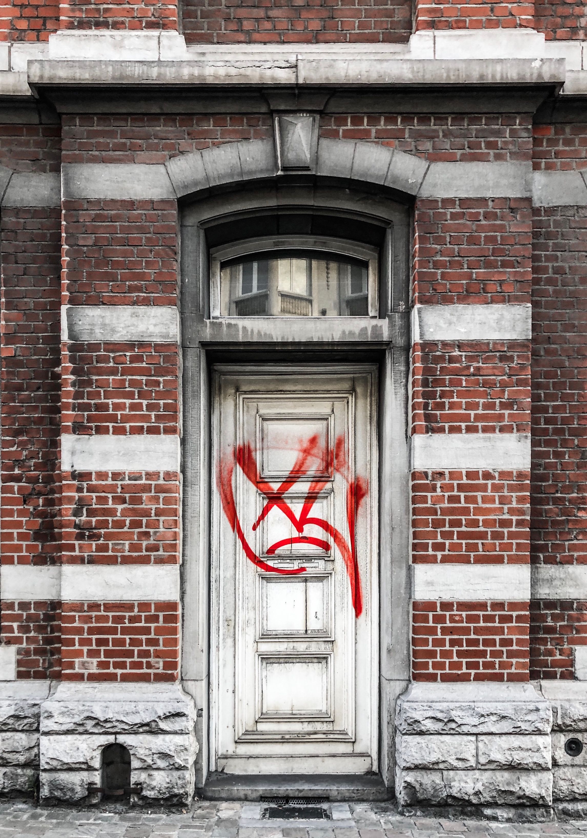 Abandoned House With Broken Front Door Free Stock Photo