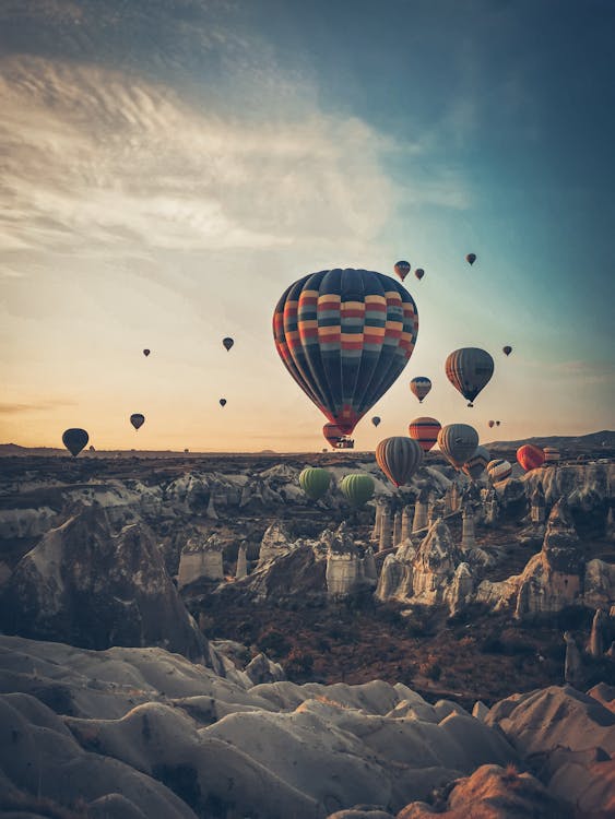 Immagine gratuita di cappadocia, tacchino, tiro verticale