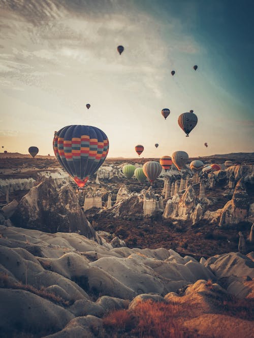 Δωρεάν στοκ φωτογραφιών με cappadocia, αεροσκάφη, γαλοπούλα