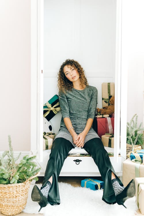 A Woman with Curly Hair