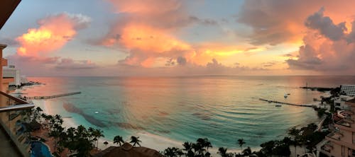 Immagine gratuita di alba, cancun, mar dei caraibi