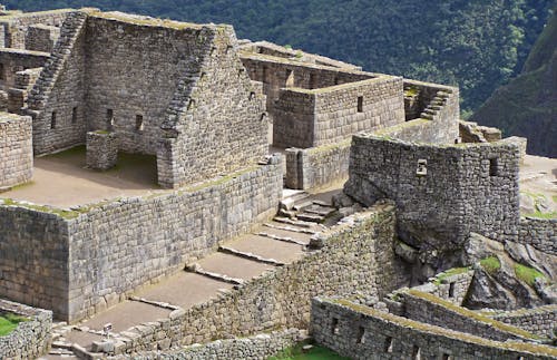 Free Ancient Ruins of Machu Picchu Stock Photo