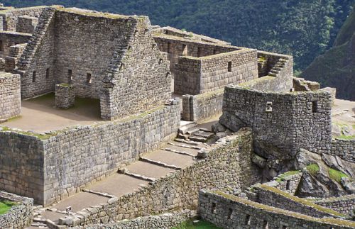 Free Explore the ancient stone ruins of Machu Picchu, a UNESCO World Heritage site in Peru. Stock Photo