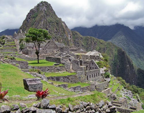 Free 
A View of the Machu Picchu in Peru Stock Photo