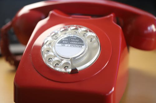 Free stock photo of british phone, red phone, vintage phone Stock Photo