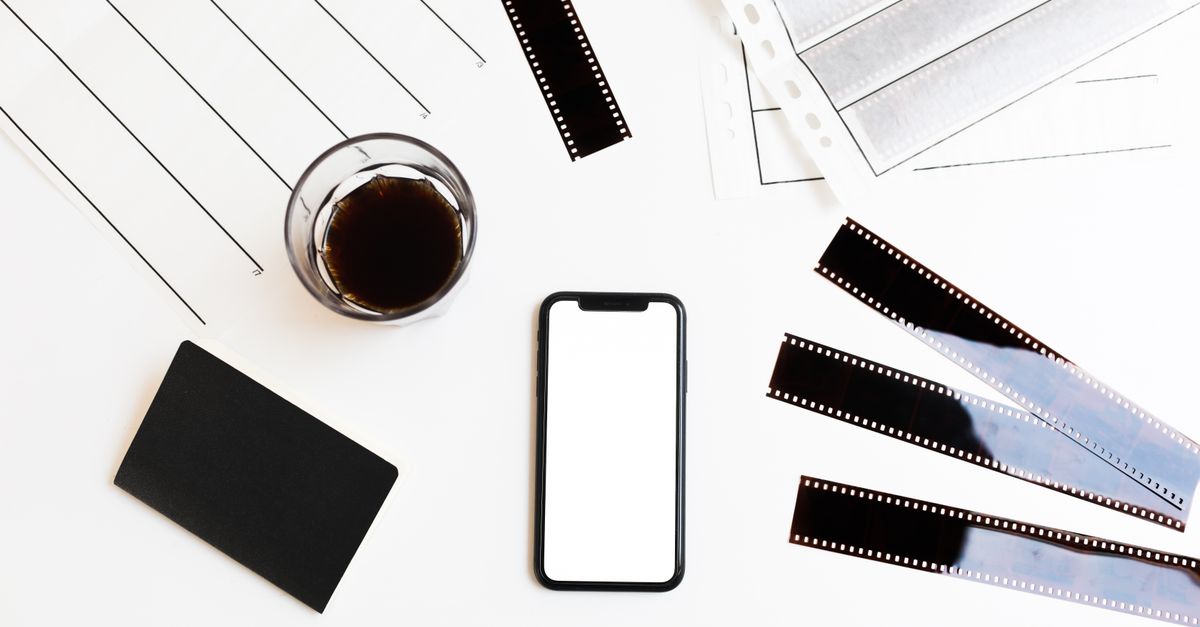 A collage of movie tickets, a notebook, and a smartphone showing social media comments about a film