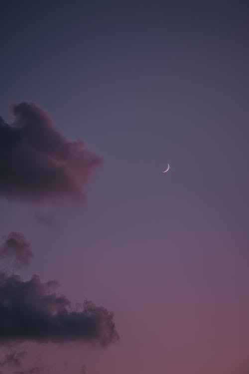 คลังภาพถ่ายฟรี ของ กลางคืน, จันทรา, ท้องฟ้า