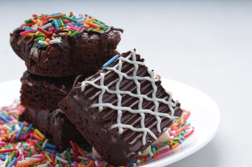 Free stock photo of brownies, chocolate cake, chocolate cupcakes Stock Photo