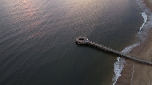 Aerial View of a Dock