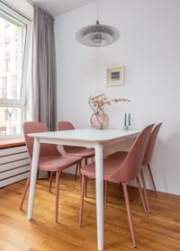 Bright corner dining nook reference — photo by Max Vakhtbovych on Pexels