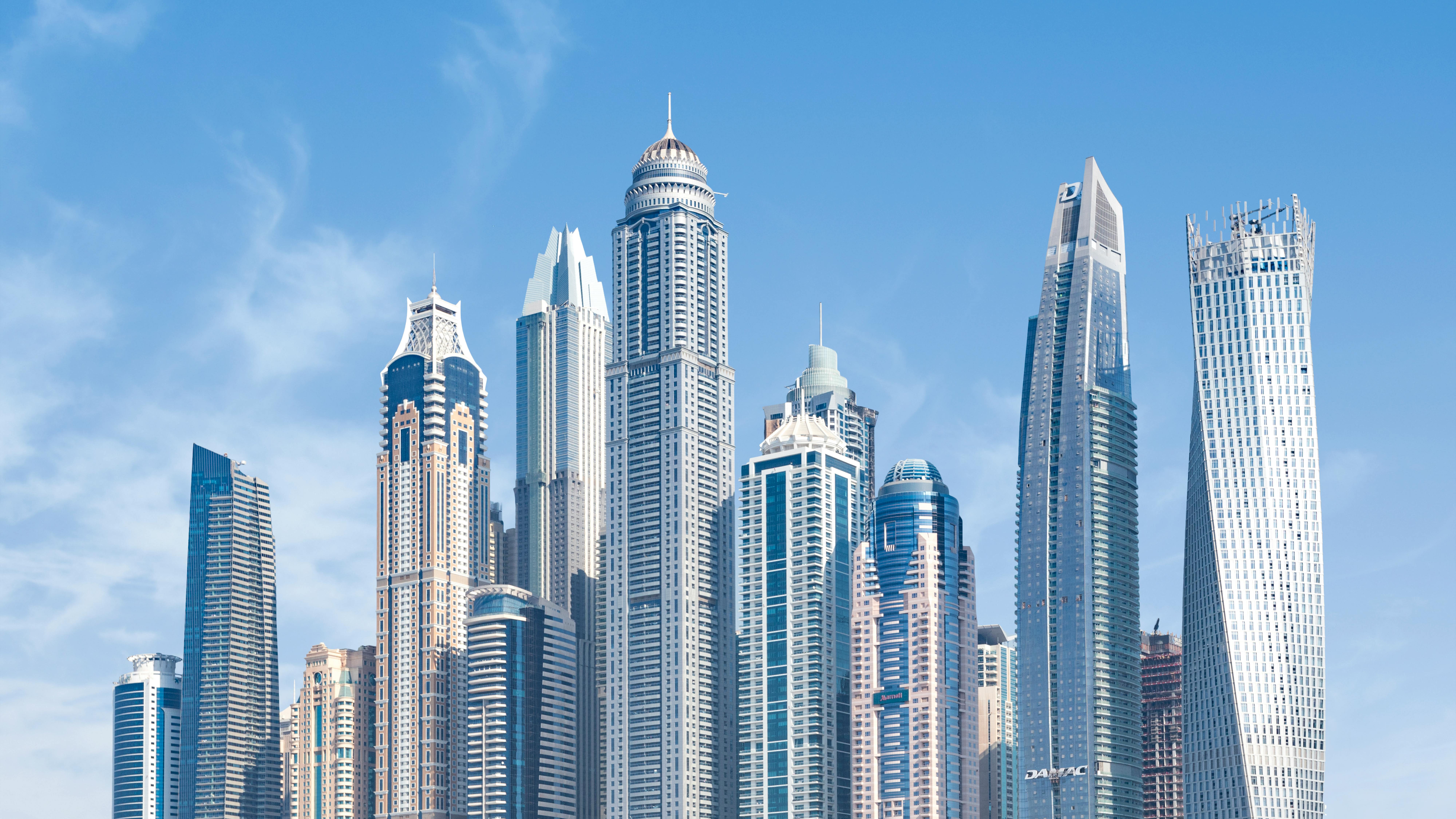 https://www.pexels.com/photo/concrete-high-rise-buildings-under-blue-sky-618079/