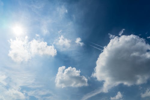 Základová fotografie zdarma na téma atmosféra, bannerové obrázky, modrá obloha