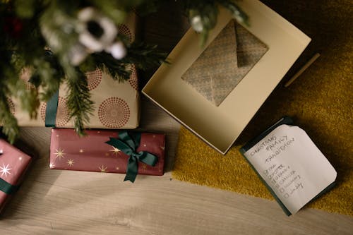 Kostnadsfri bild av gåvor, inslagen, jul