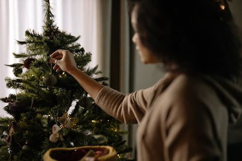 クリスマスツリー, セレクティブフォーカス, デコレーションの無料の写真素材