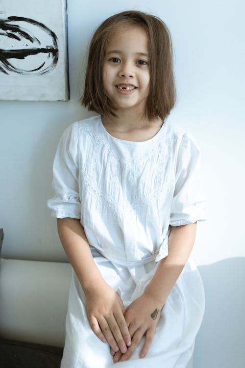 Základová fotografie zdarma na téma asijská holka, bílé šaty, hezký