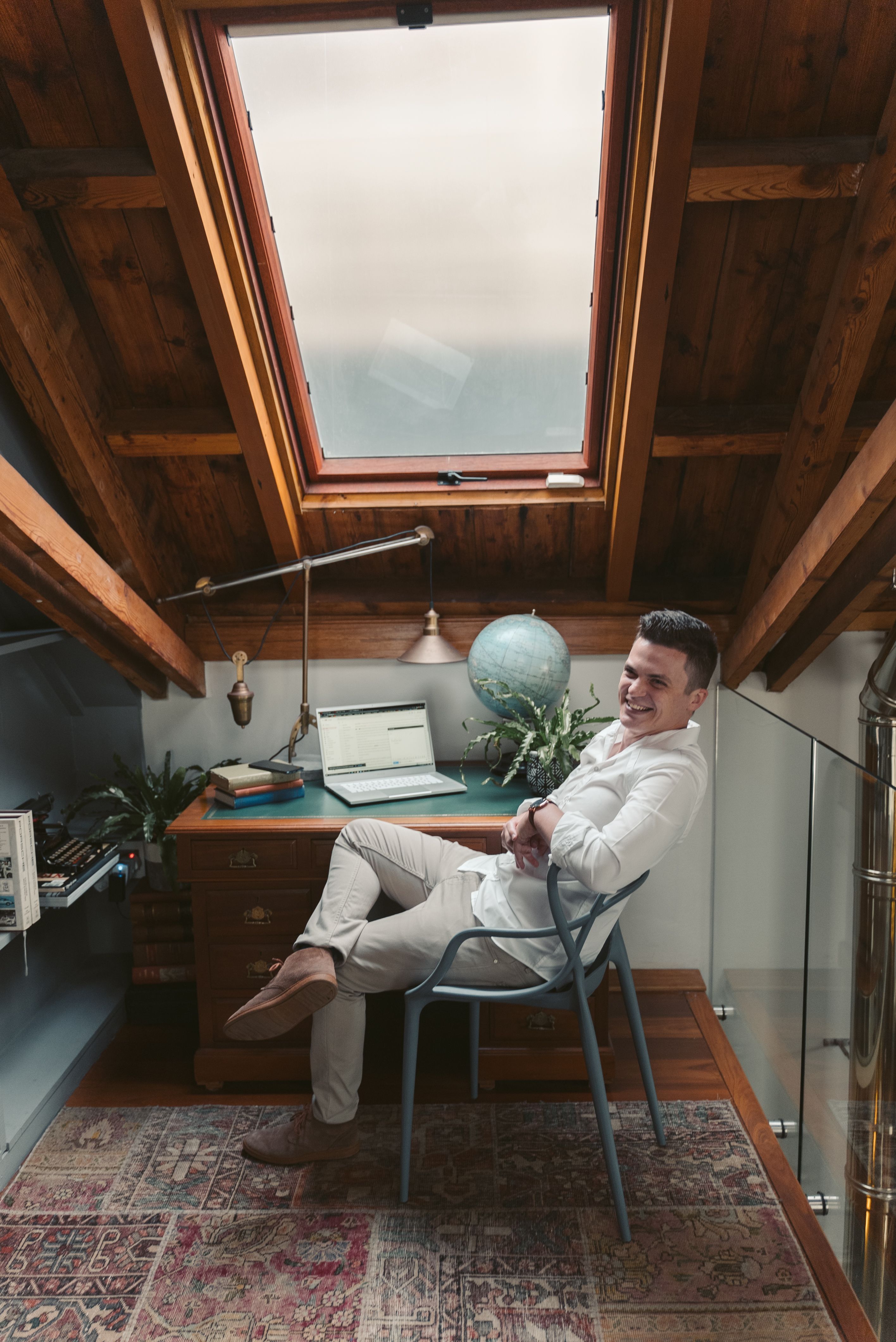 A Man Sitting in a Room · Free Stock Photo