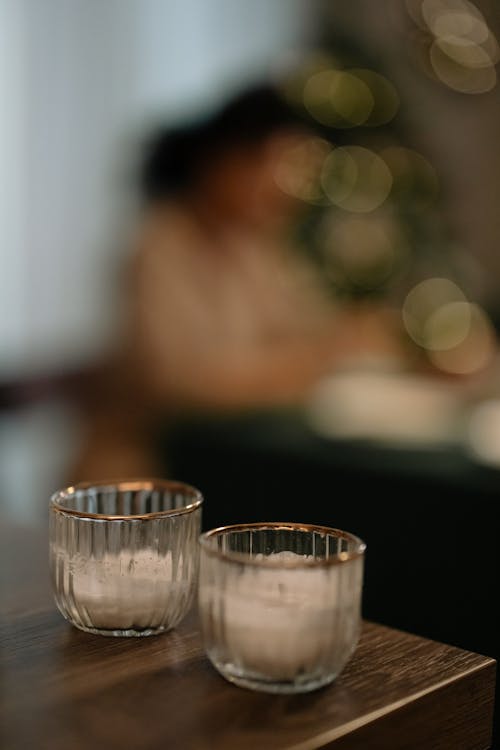 Close-Up Shot of Scented candles