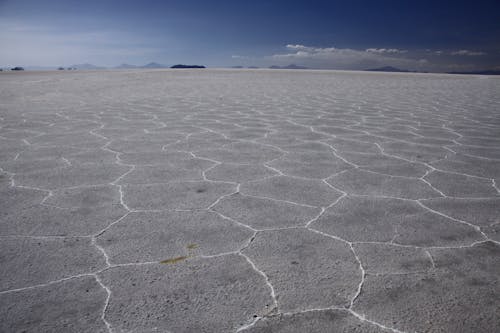 Free Cracked Dry Compact Sand Under Blue Sky Stock Photo