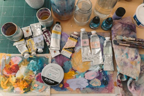 Bezpłatne Darmowe zdjęcie z galerii z farba akrylowa, farba olejna, materiały artystyczne Zdjęcie z galerii