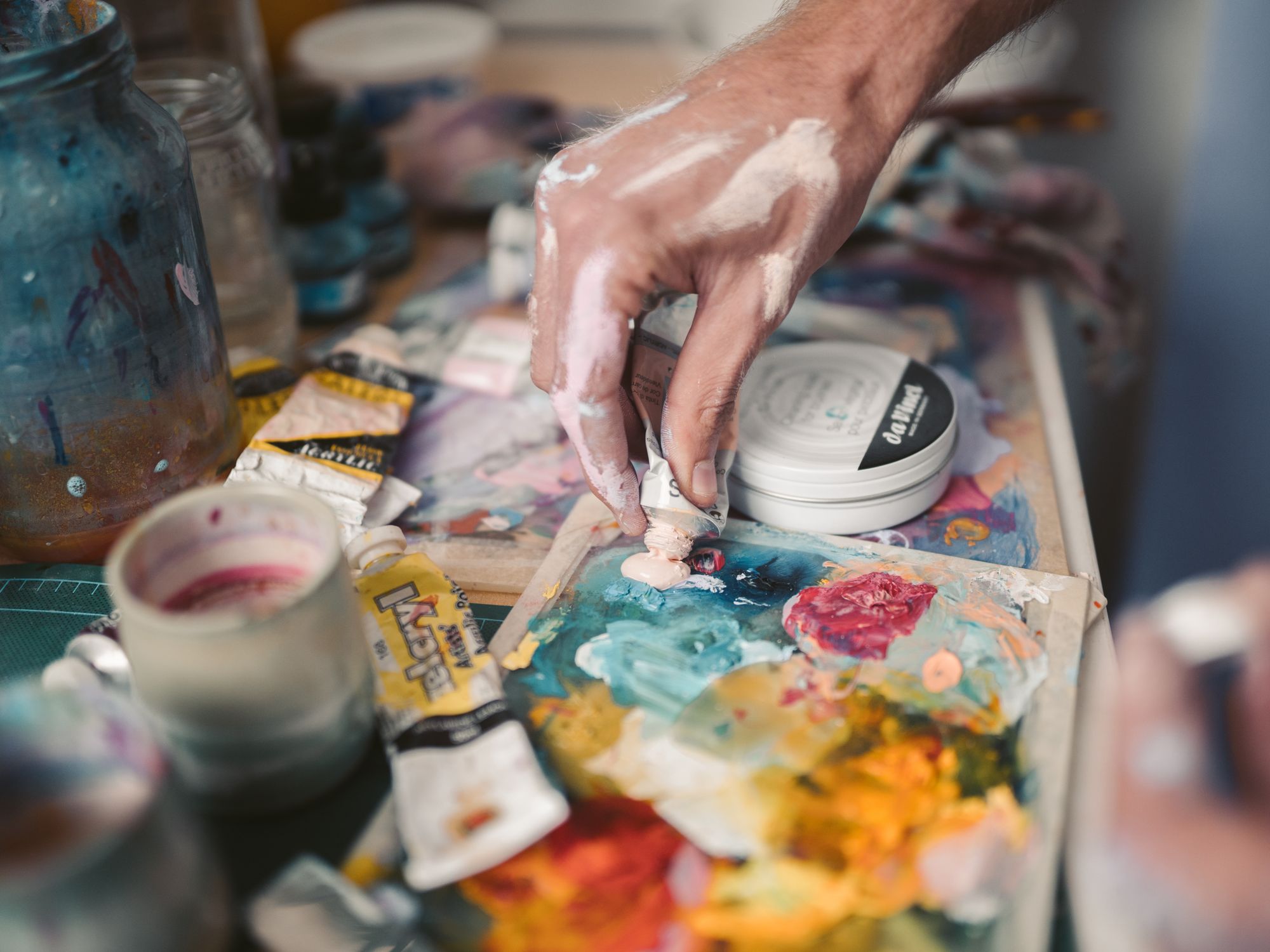 Plastering and Skimming in Falconwood, Bexley — professional painter and decorator at work