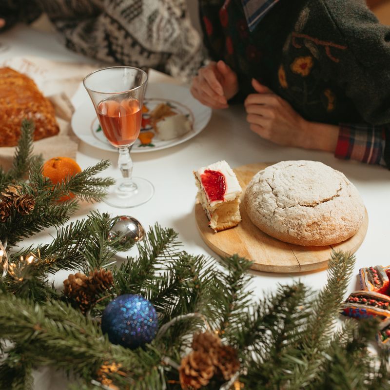 Holiday Sourdough Roasted Chestnut and Sage Dinner Roll Ring