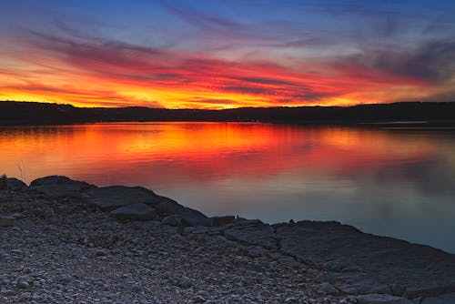 Free stock photo of lake travis sunset Stock Photo