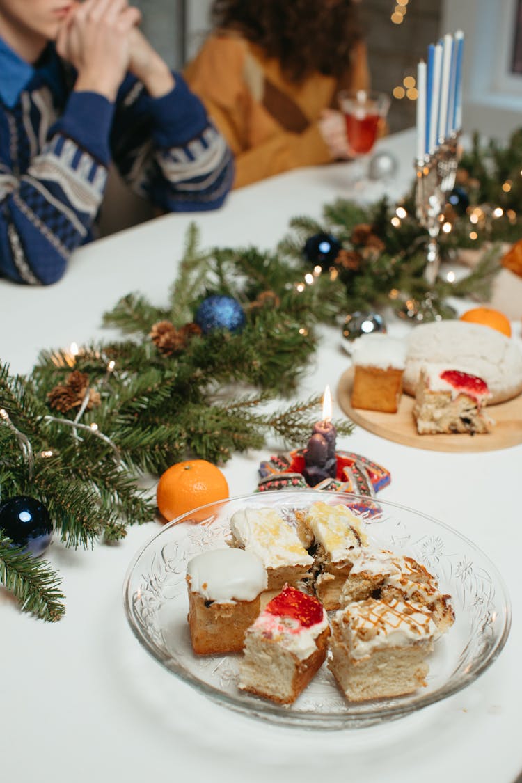 Food On The Holiday Dinner Table