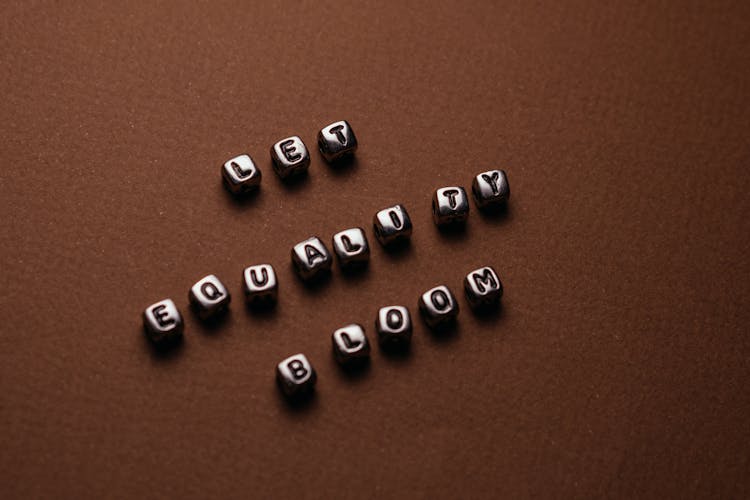 Inspirational Message Using Square Alphabet Beads