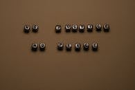 Message Spelled on Letter Cubes