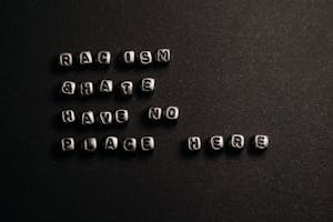Message Using Square Alphabet Beads