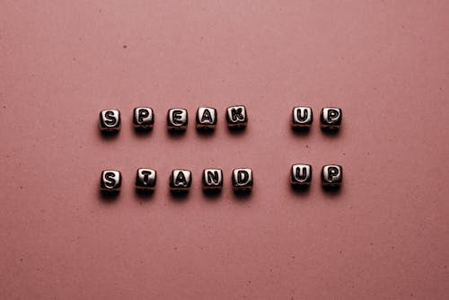 Imagine de stoc gratuită din cuvinte, fundal roz, litere