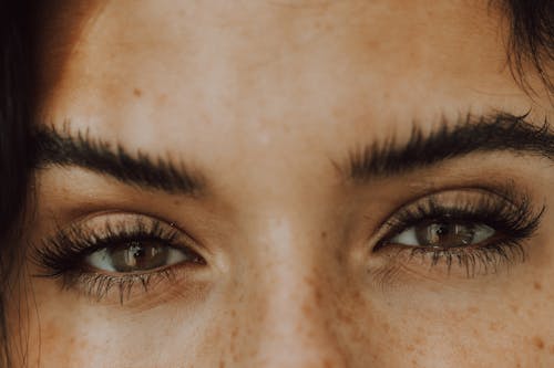 A Person's Eyes Up Close