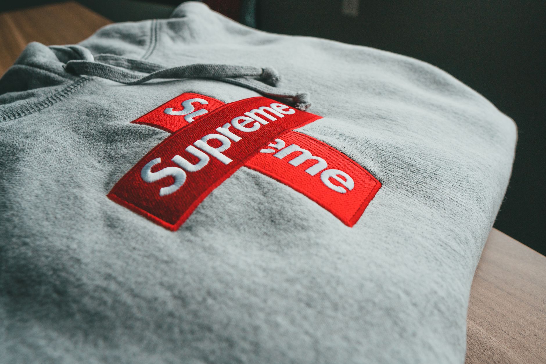 Folded soft cotton hoodie