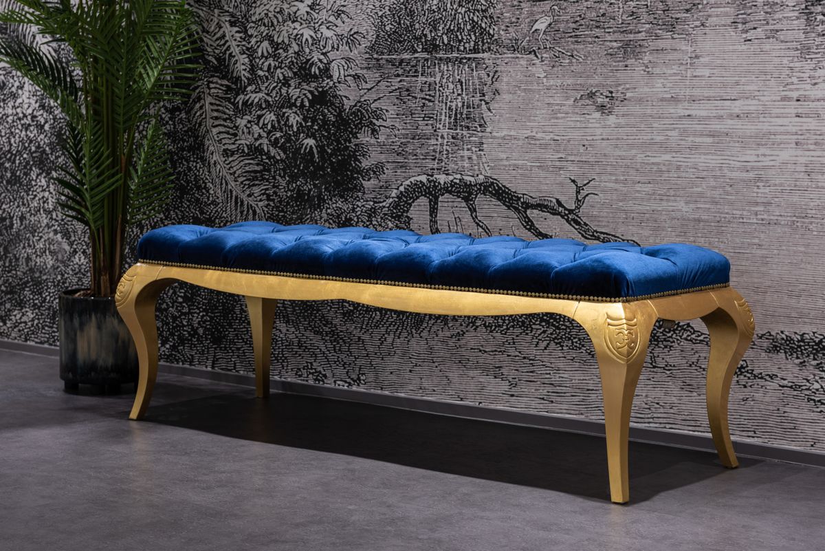 Velvet sweetheart bench in blush