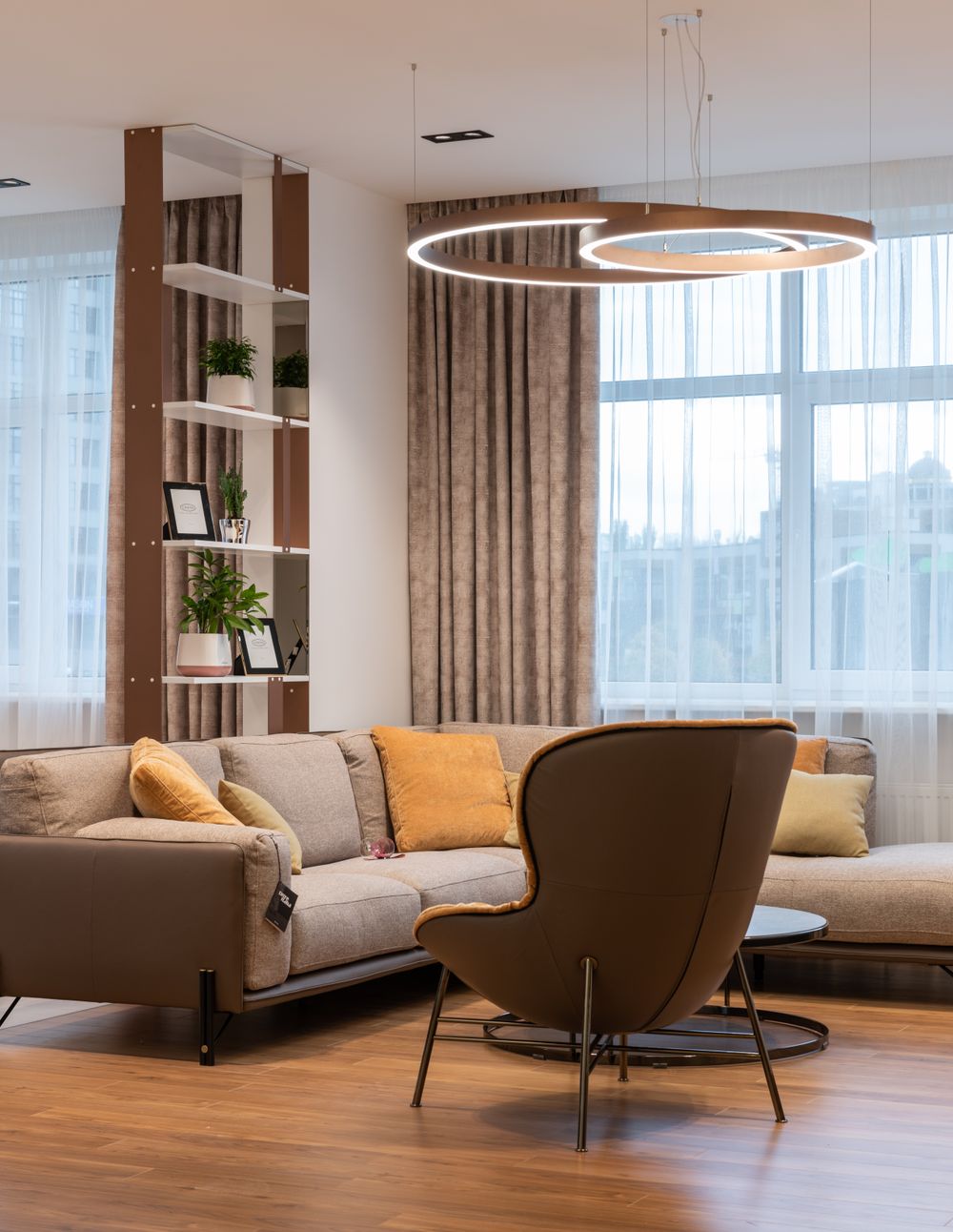 Bright and comfortable modern apartment interior