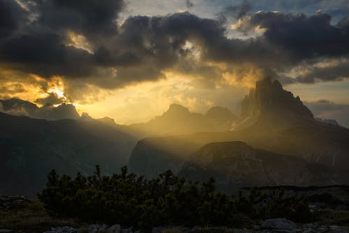 Immagine gratuita di alba, alpi, dolomiten