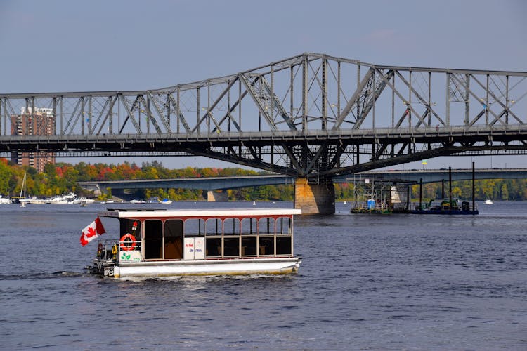 An Aquabus Ferry On The Ottawa River