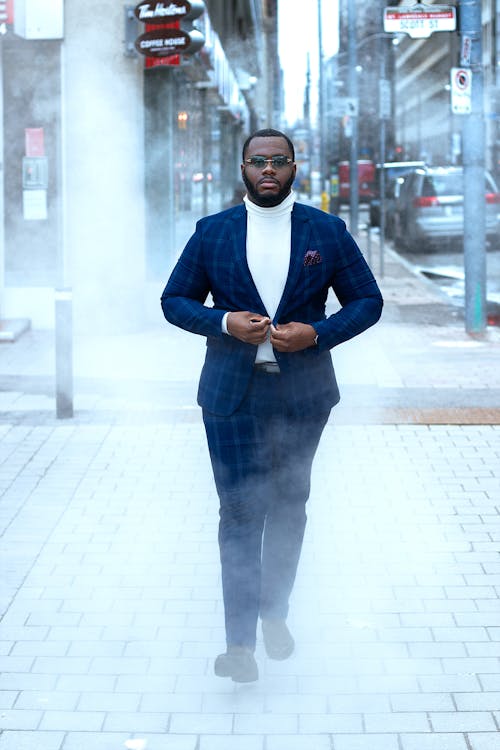 Free stock photo of black male, black model, colored smoke