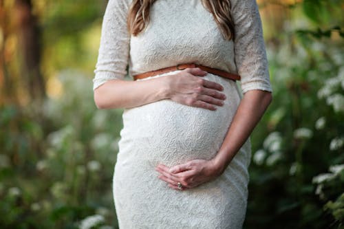 Fotoshooting Der Schwangeren Frau