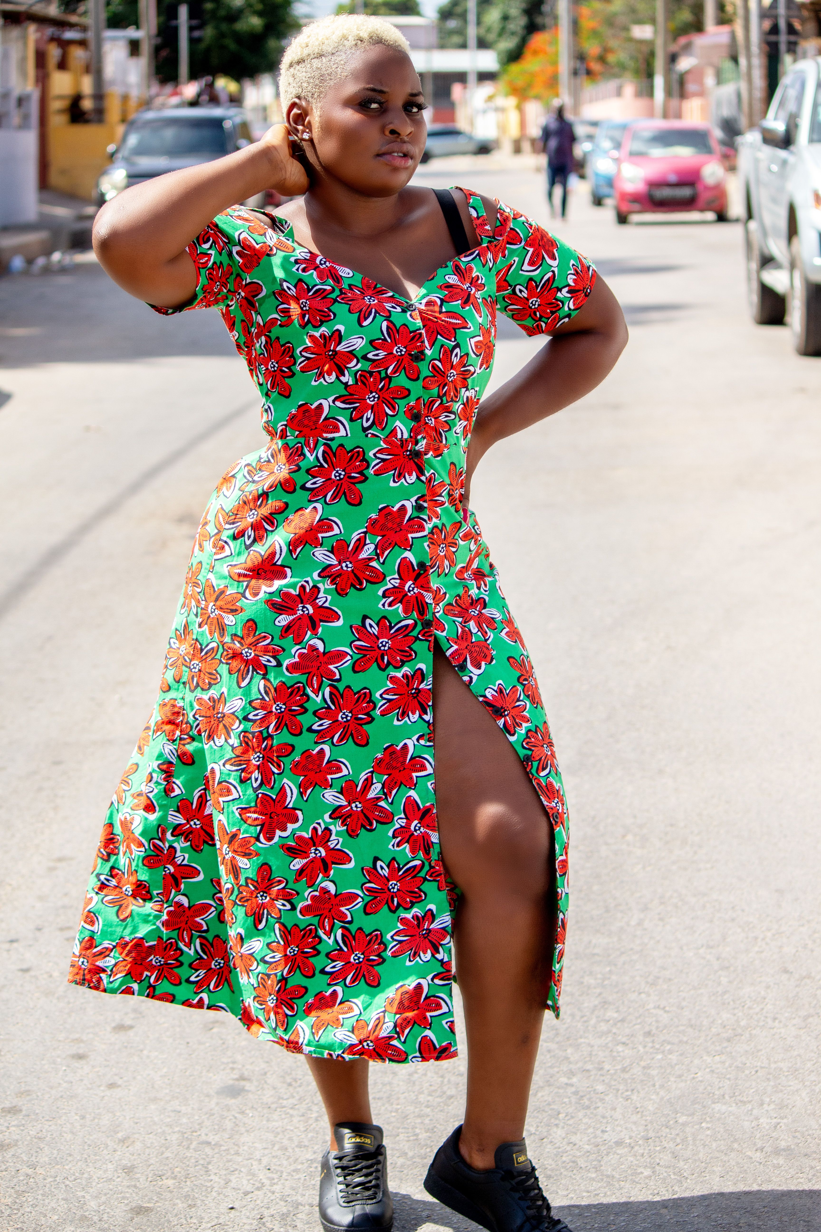 Vestido Floral Vermelho